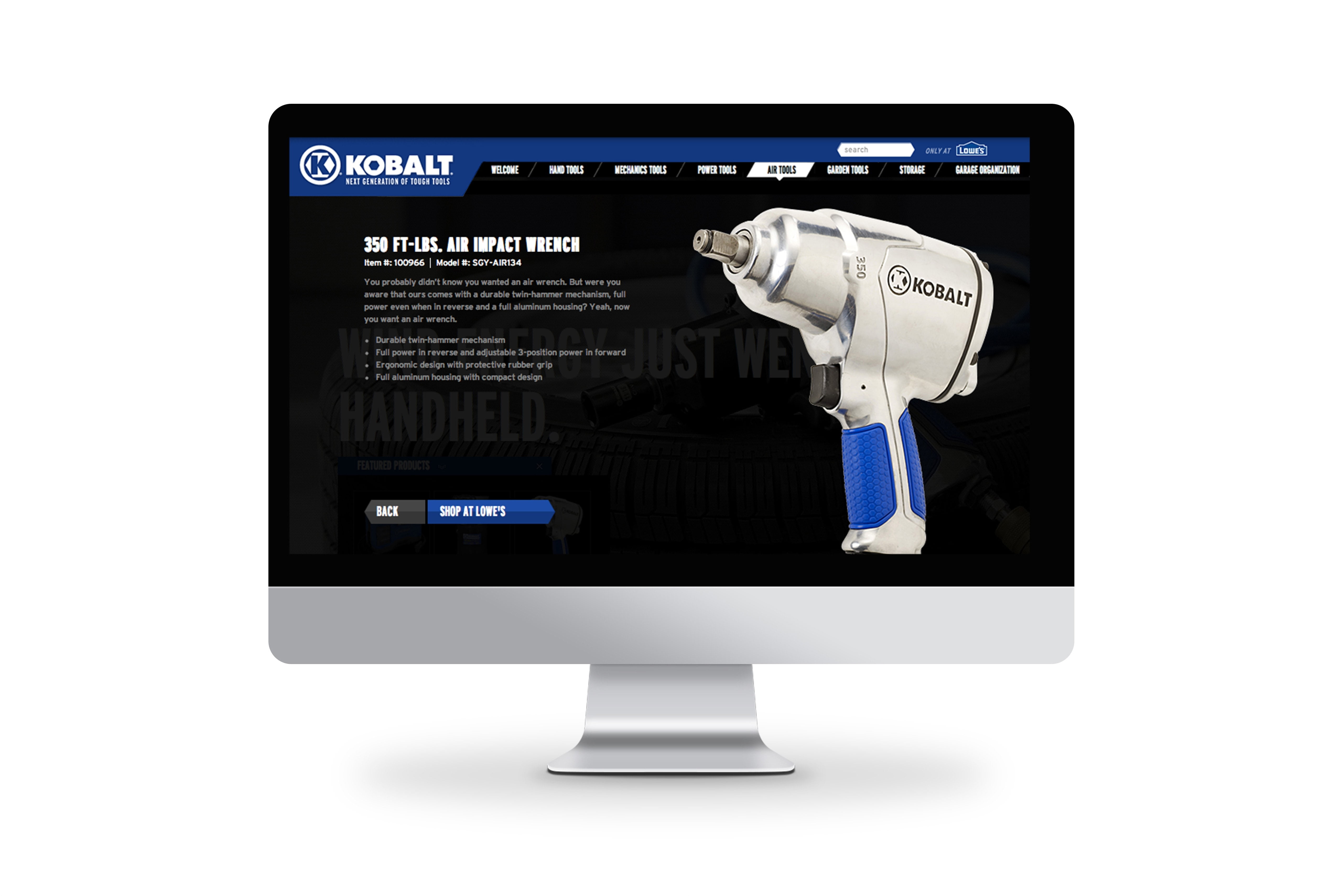 kobalt tools on imac