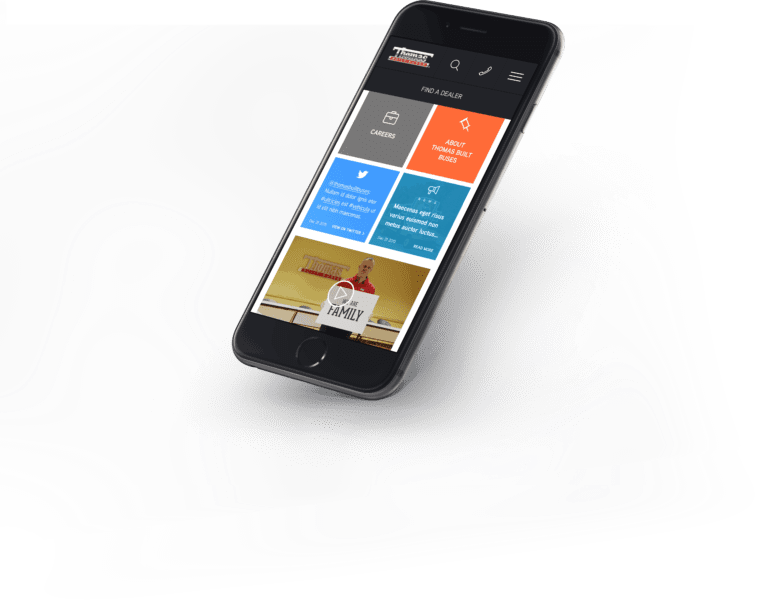 Truck Buses Design on iphone