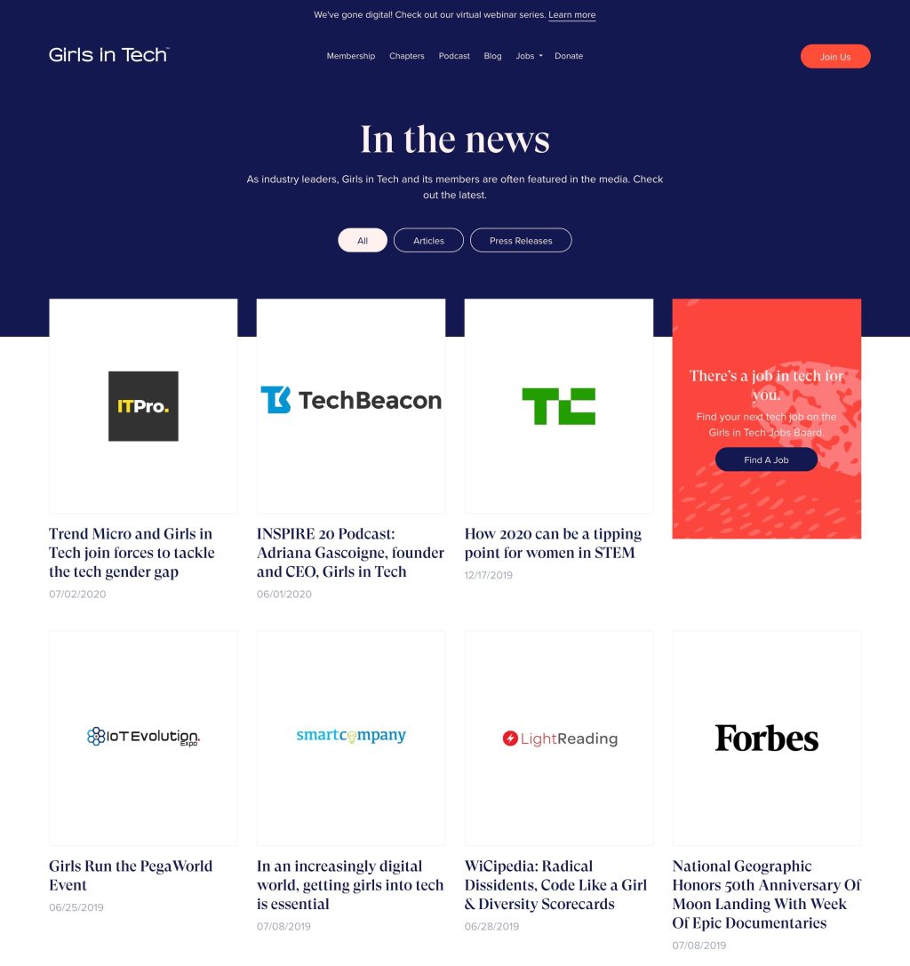 News Page Design