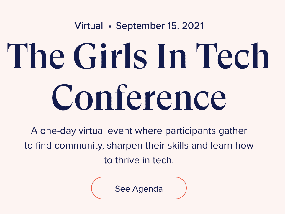Girls in Tech Conference Group of Pages