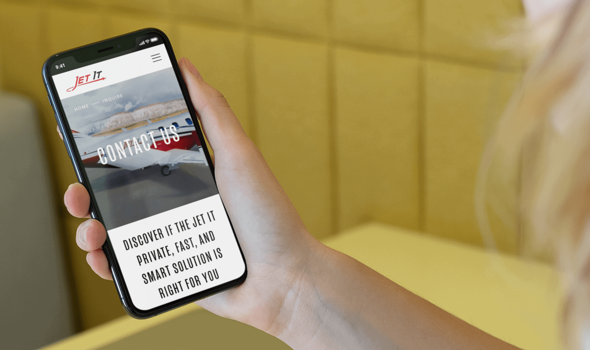 Jet It - Contact page