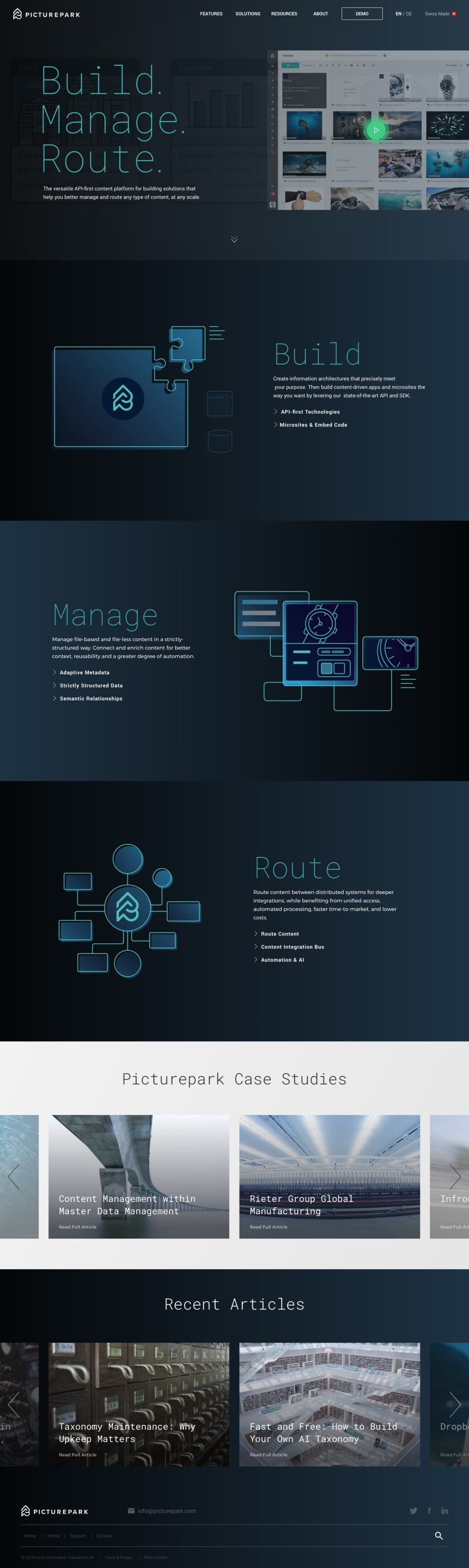 Picturepark Home After