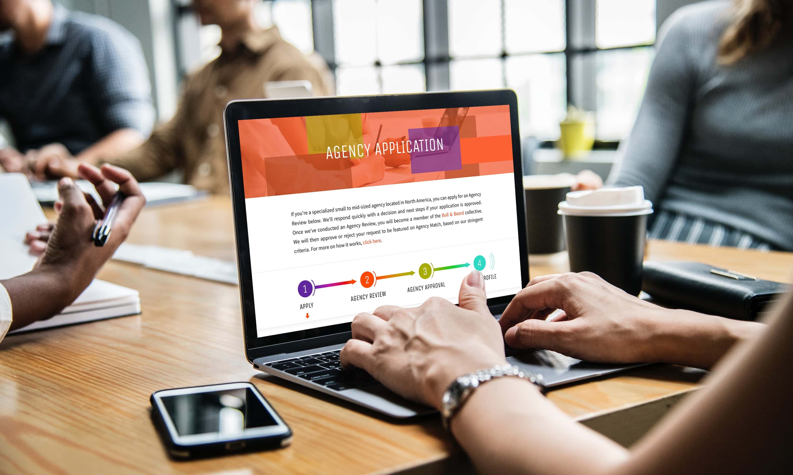 Agency-application-macbook-pro