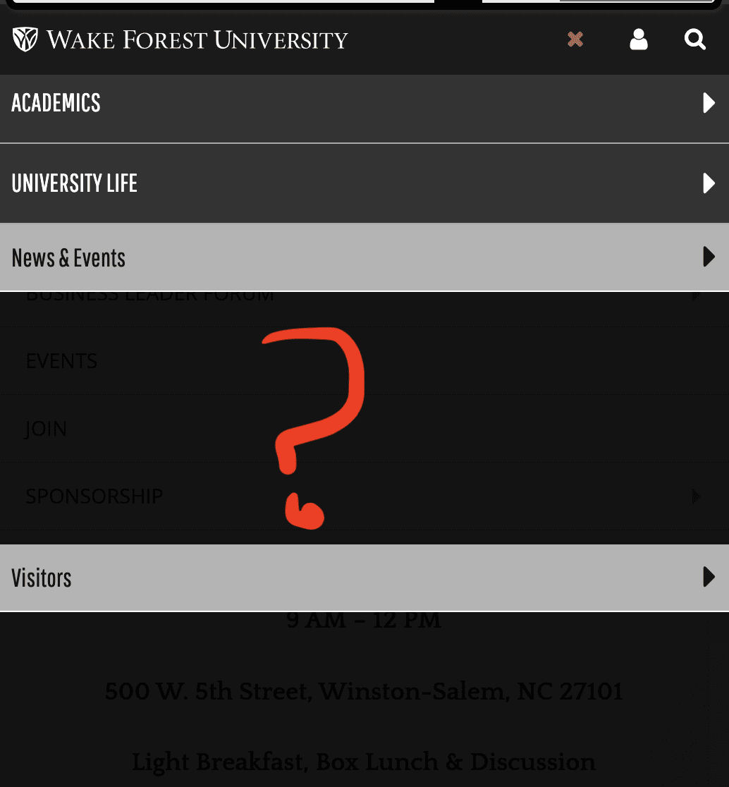UX Audit Invisible Links