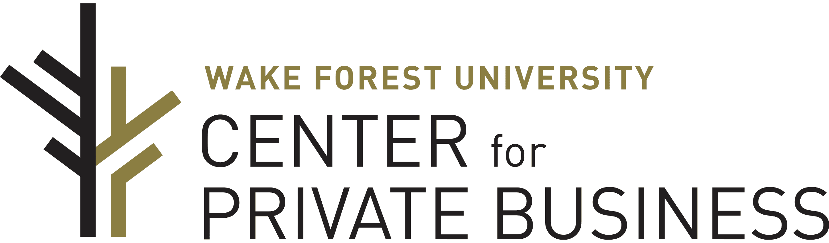 WFU Center for Private Business Logo