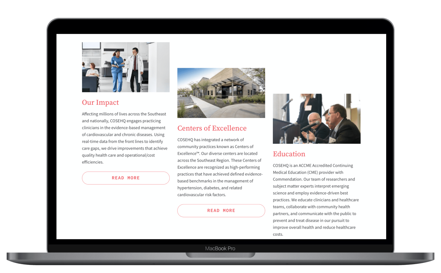Cosehq on Macbook Pro